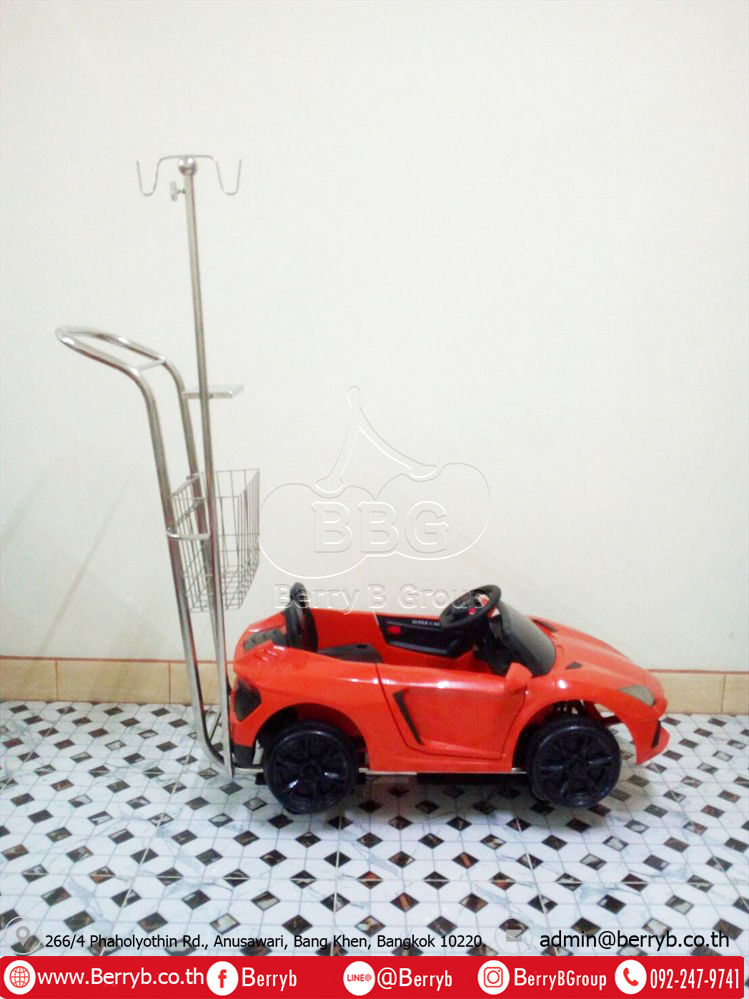 Berry B Group - รถมีด้ามเข็นเสาน้ำเกลือทรงแลมโบกีนี่-โรงพยาบาล-OR6